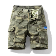 Bermuda Cargo Homme Camouflage Taille Élastique - vue 2