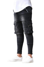 Jean Cargo Homme Stretch Multipoches