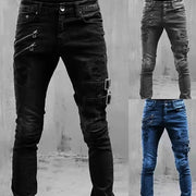 Jean Motard Homme Troué Style Y2K
