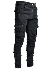 Jean Cargo Homme Stretch Multipoches