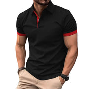 Polo Homme Bicolore Manches Courtes - vue 2