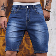 Shorts en jean stretch pour homme 2026 – Coupe slim décontractée, légers et confortables, style streetwear Y2K, parfaits pour les vacances