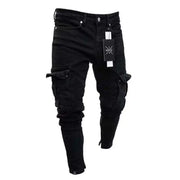 Jean Cargo Homme Stretch Multipoches