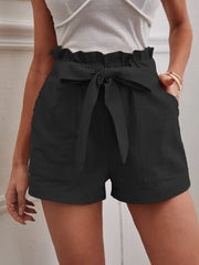 Pantalon Large Femme Taille Haute Bureau Chic - vue 4
