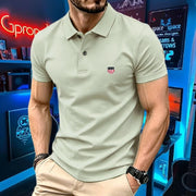 Polo Homme Coton Brodé Drapeau - vue 2