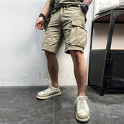 Bermuda Cargo Homme Coton Multipoches - vue 1