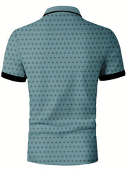 Polo Homme Imprimé Pois 3D - vue 2