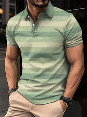 Polo Homme Rayé Respirant - vue 5