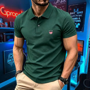 Polo Homme Coton Brodé Drapeau - vue 1