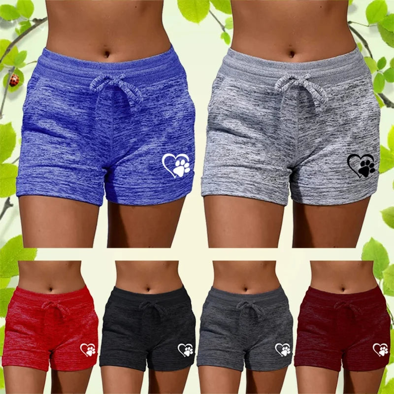 Short Femme Sport Imprimé Cœurs - vue 1