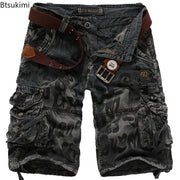 Short Cargo Homme Camouflage Streetwear - vue 4