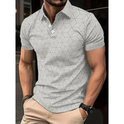 Polo Homme Noir et Blanc à Pois - vue 5