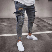 Jean Cargo Homme Stretch Multipoches