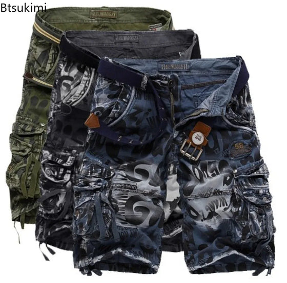 Short Cargo Homme Camouflage Streetwear - vue 1