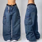 Jean Baggy Homme Multipoches Y2K - vue 2