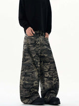 Pantalon Cargo Camouflage Coupe Ample Homme - photo produit 3 - VELZAR