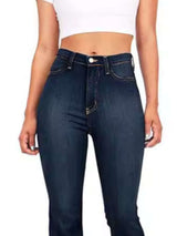 Full Size High-Waisted Bootcut Jeans Plus Size - photo produit 2 - VELZAR