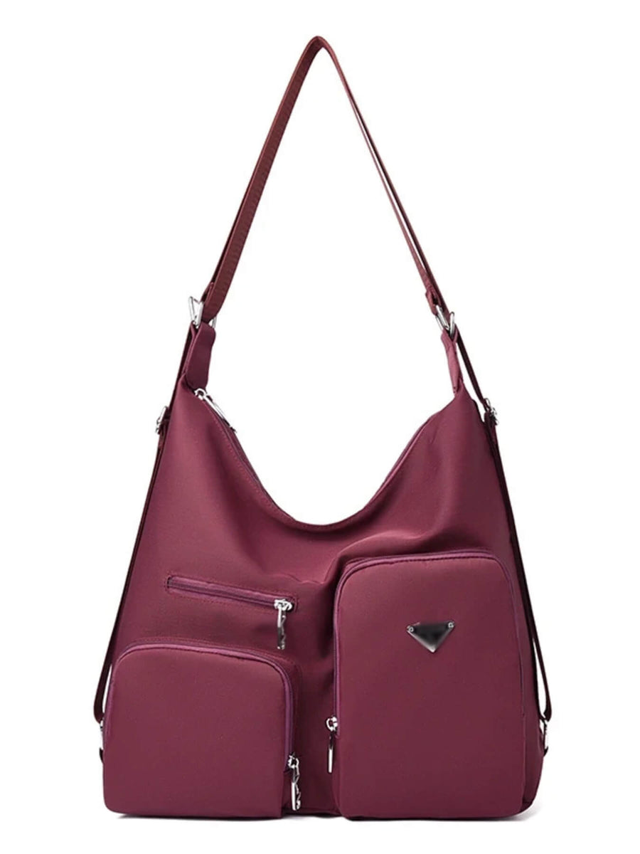 Sac Bandoulière en Nylon Léger Multipoches