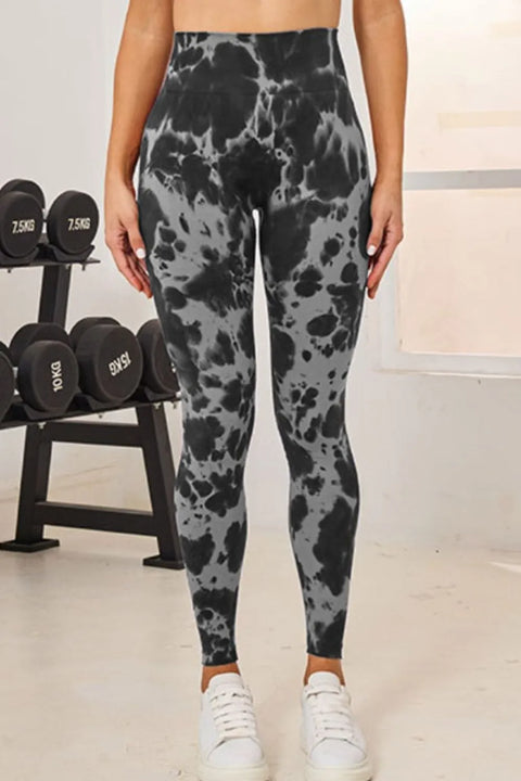 Tie-Dye High Waist Active Leggings - photo produit 1 - VELZAR