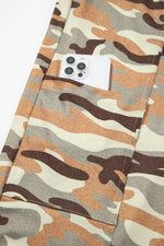 Pantalon Jogger Imprimé Camouflage Taille Élastique à Cordon - photo produit 9 - VELZAR