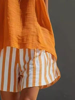 Ensemble Débardeur Col Rond et Short Rayé - photo produit 10 - VELZAR