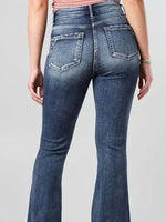 High-Rise Flare Gradient Wash Jeans - photo produit 3 - VELZAR