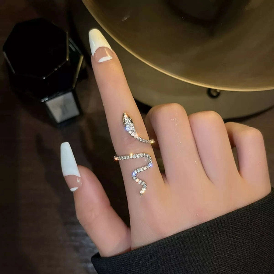 Bague Serpent Zircon Argent 925