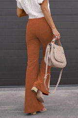 Full Size Hight Waist Bootcut Pants Plus Size - photo produit 3 - VELZAR