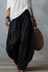 Full Size Off-Shoulder Top and Wide-Leg Pants Set Plus Size - photo produit 6 - VELZAR