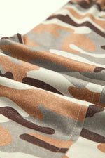 Pantalon Jogger Imprimé Camouflage Taille Élastique à Cordon - photo produit 12 - VELZAR