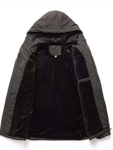 Men's Plus Size Winter Warm Hooded Parka Jacket - photo produit 2 - VELZAR