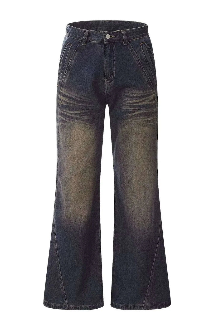 Jean Jambe Large Délavé Homme
