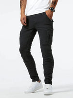 Jean Cargo Skinny Grande Taille Homme - photo produit 4 - VELZAR
