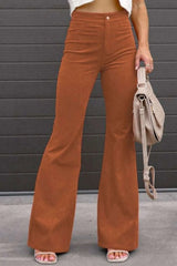 Full Size Hight Waist Bootcut Pants Plus Size - photo produit 2 - VELZAR