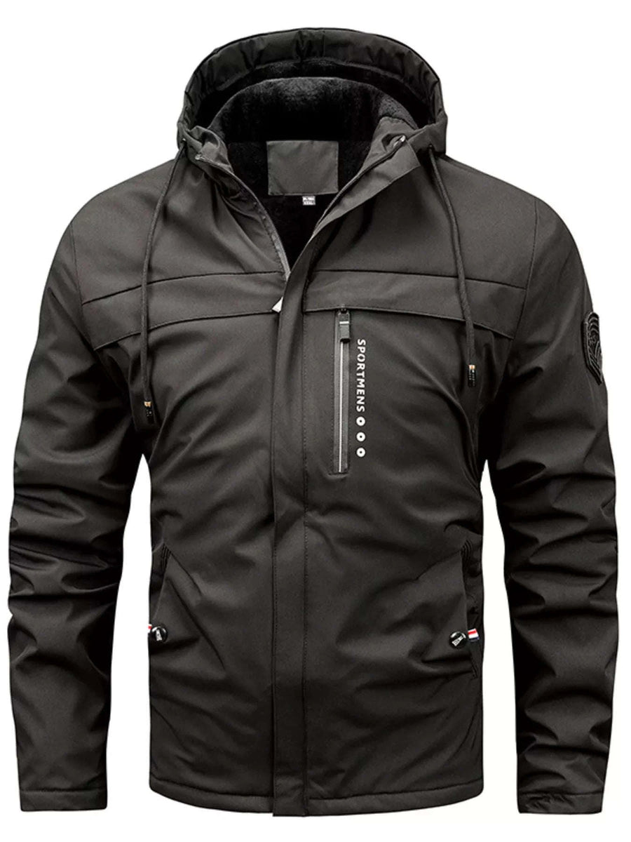 Parka Chaude à Capuche Hiver Homme Grande Taille
