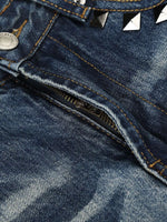 Jean Bootcut Délavé Clouté Homme - photo produit 8 - VELZAR
