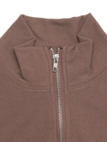 Zip Up Long Sleeve Top and Pants Set - photo produit 7 - VELZAR