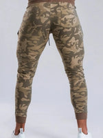 Men's Camouflage Drawstring Active Pants - photo produit 2 - VELZAR