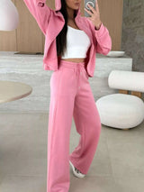 Ensemble Sweat à Capuche Zippé et Pantalon Ample - photo produit 4 - VELZAR