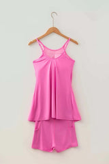 Ensemble Robe Courte de Sport Dos Torsadé et Short - photo produit 6 - VELZAR