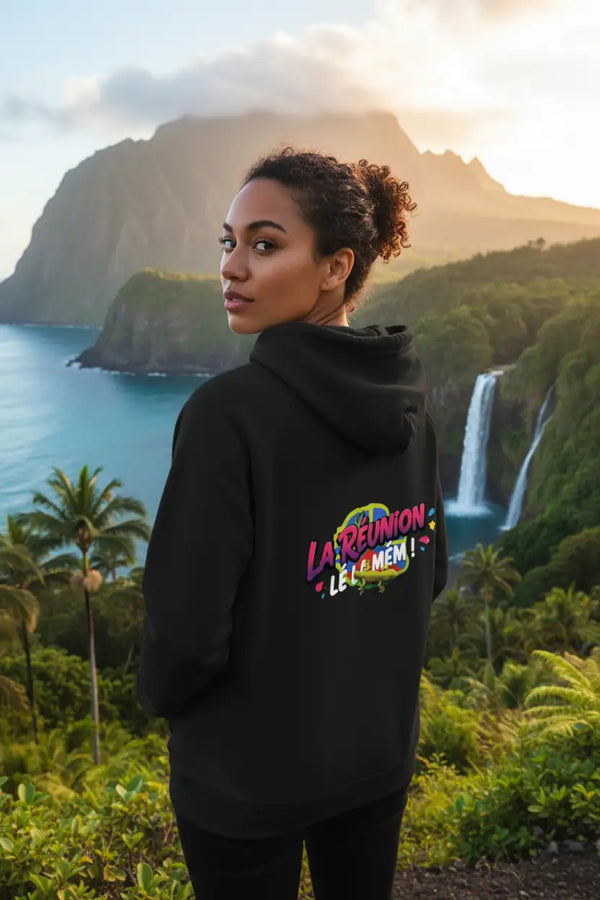 Sweat à capuche écologique Raglan unisexe - photo produit 1 - VELZAR