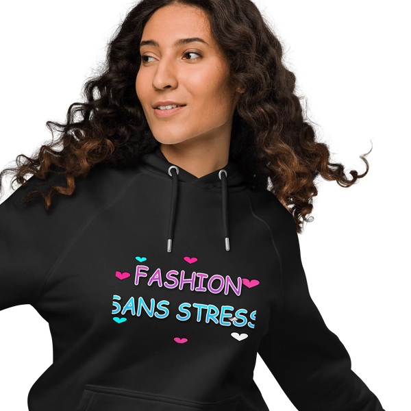 Sweat à Capuche Raglan Écologique Unisexe - photo produit 1 - VELZAR