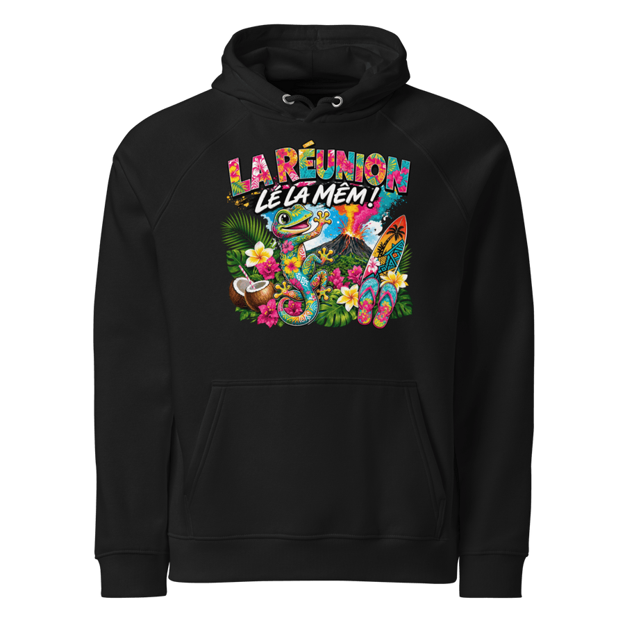 Sweat à capuche écologique Raglan unisexe